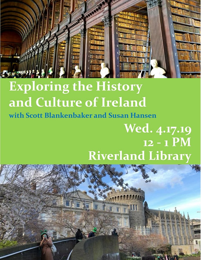 Presentation photo from Ireland cultural lecture